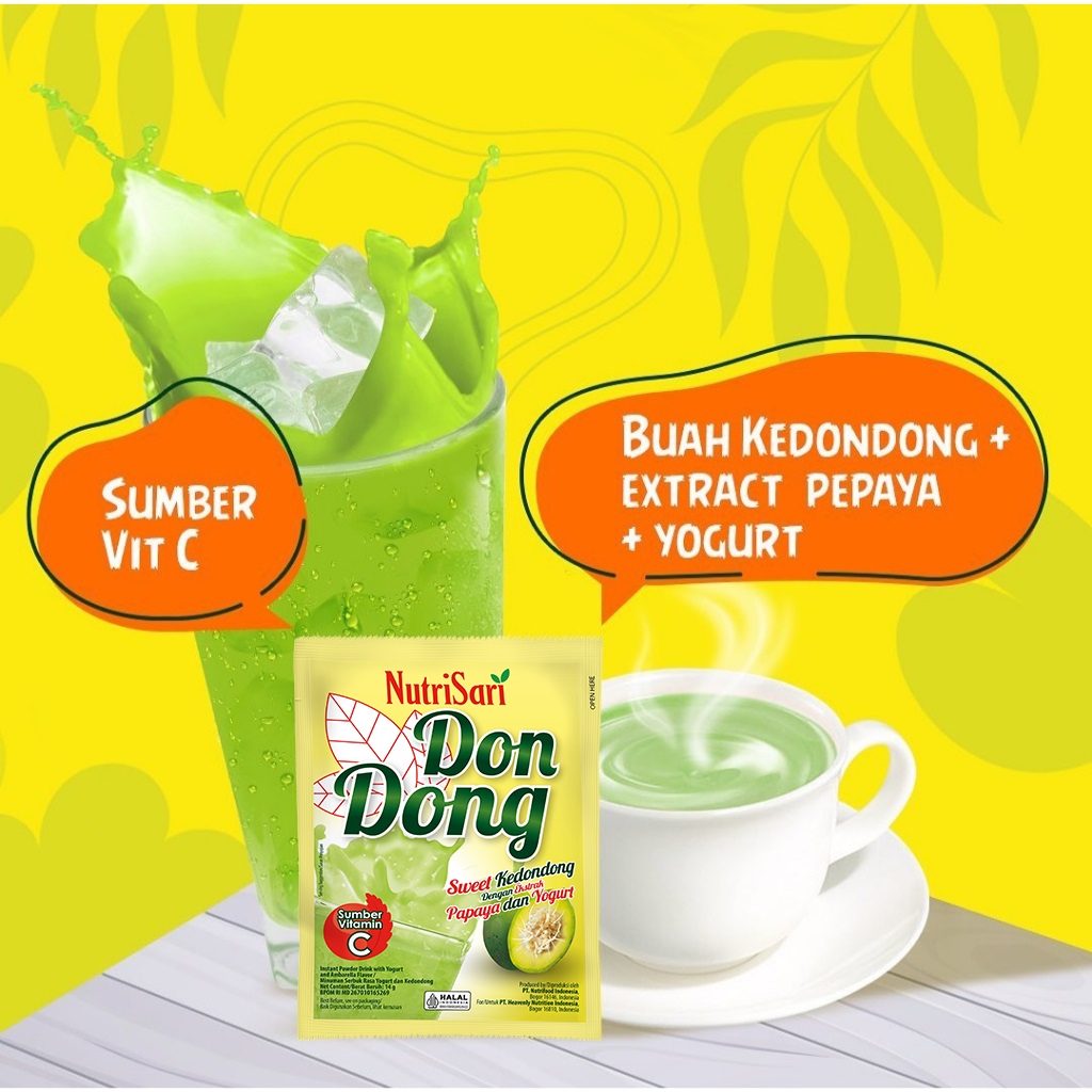 

Nutrisari Don Dong Sweet Kedondong Sachet 14gram