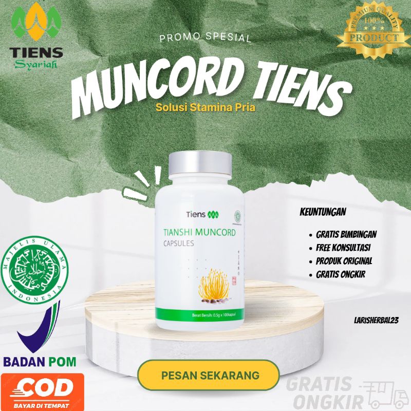 Mungcord Tiens Original Ampuh Stamina Pria Wanita