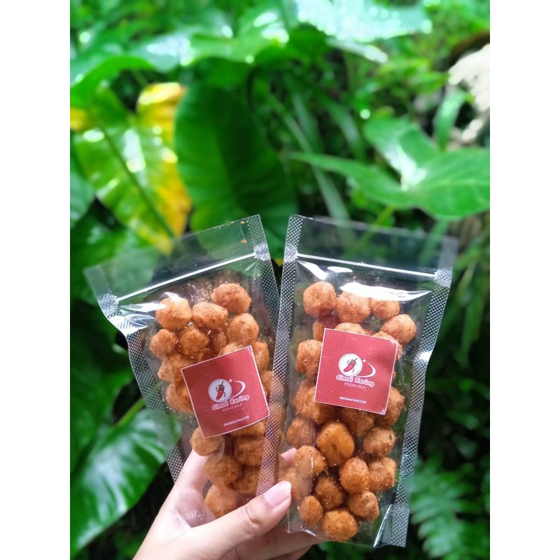 

Cimol Kering Pedas Daun Jeruk50gram Pouch