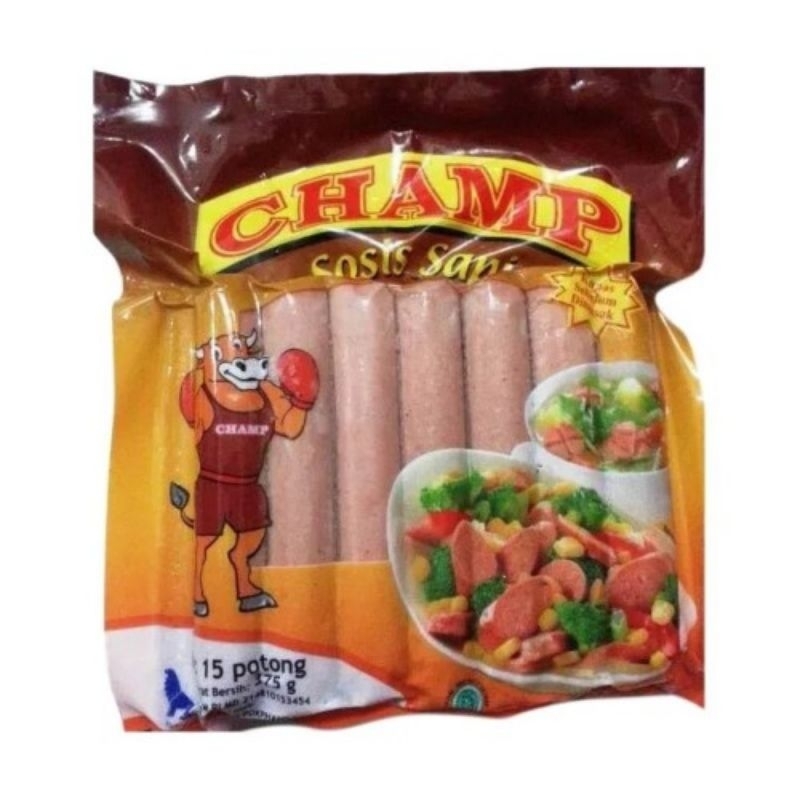 

Champ Sosis Sapi Isi 15 / Beef Sausage | Berat Bersih 375gr