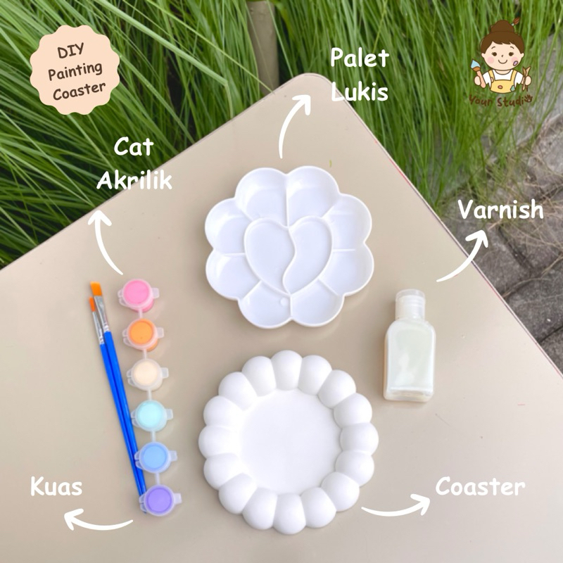 

DIY Painting Coaster Kit @your_____studios