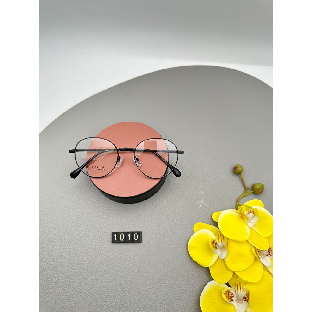 FRAME 1010/KACAMATA FASHION WANITA/PRIA BENING NORMAL/KACAMATA BESI TITANIUM/FRAME KACAMATA/