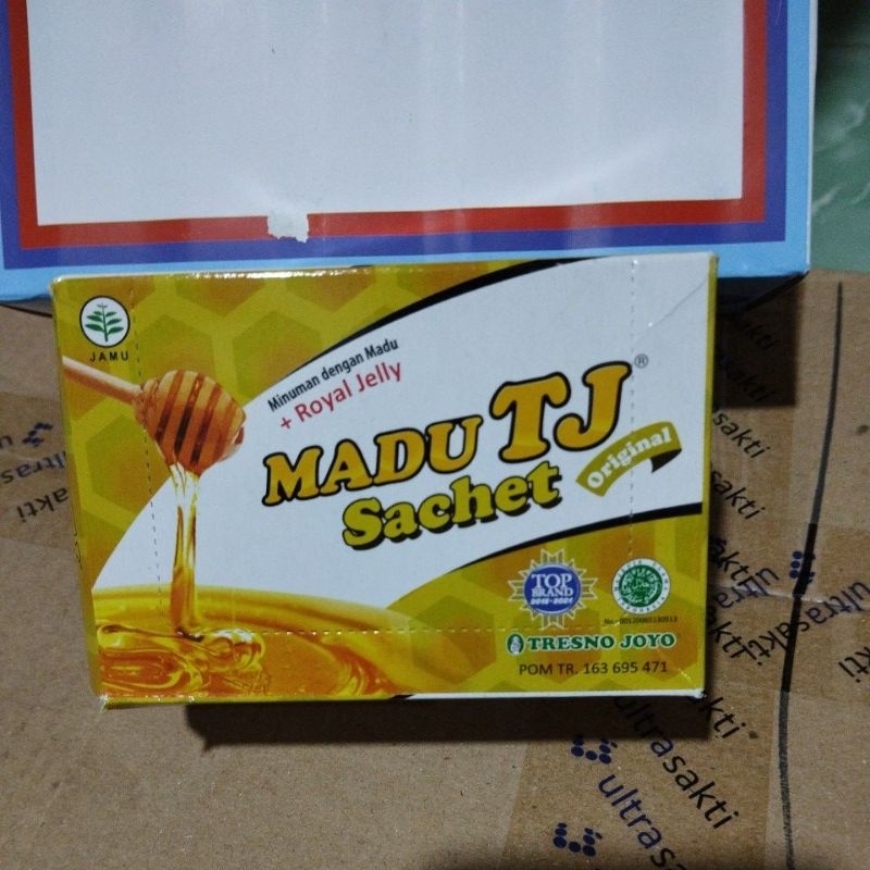 

madu tj per box isi 12 sachet