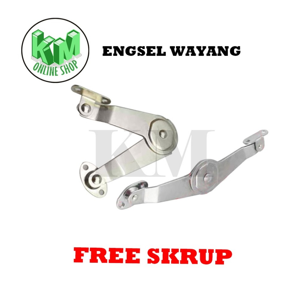Engsel Wayang Kecil / Engsel Salon / Engsel Jendela Free Skrup