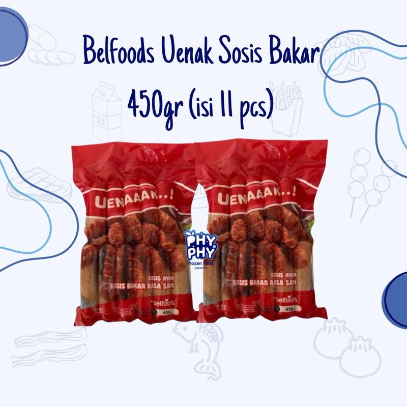 

Belfoods Uenak Sosis Bakar 450gr