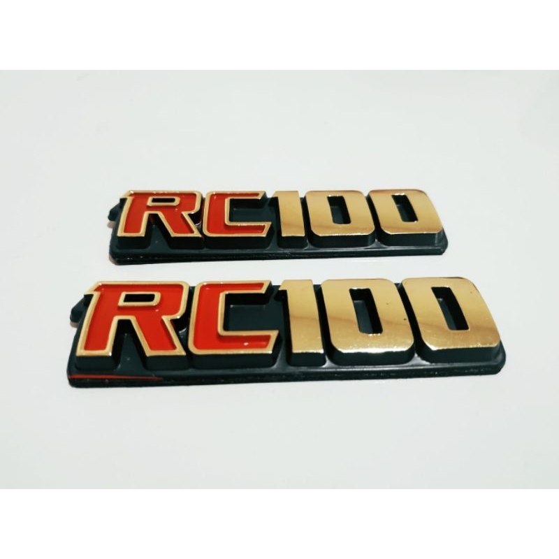 EMBLEM BOX AKI SUZUKI RC100 RC 100