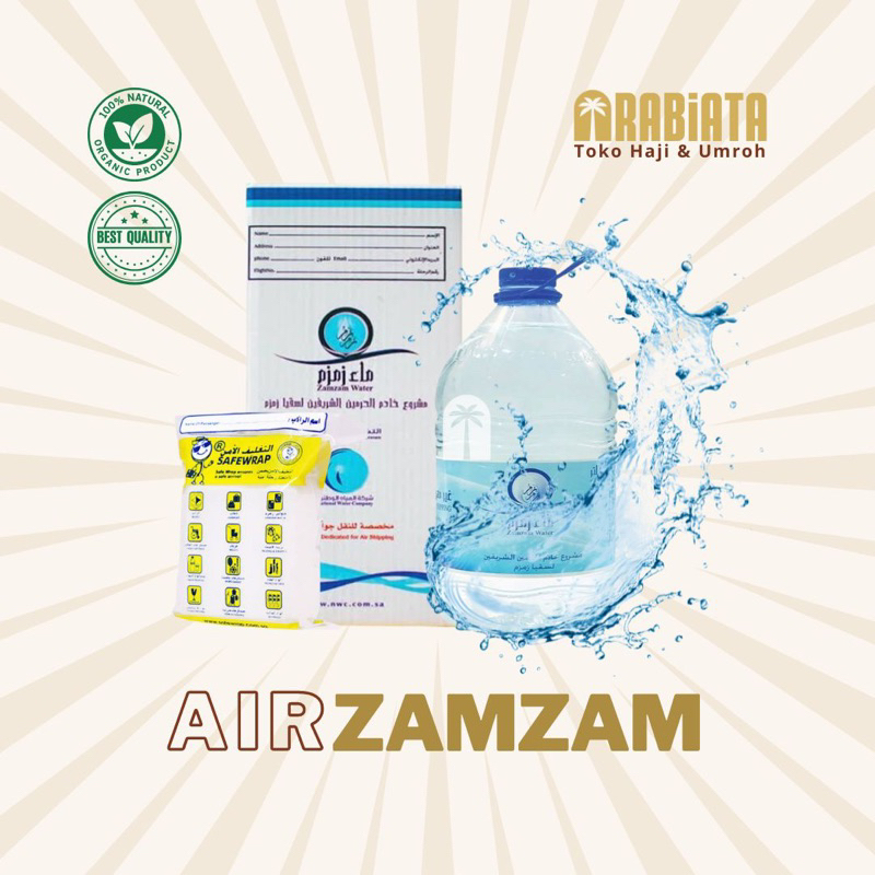 

AIR ZAMZAM 100% Asli Original - 1 Liter | arabiatastore