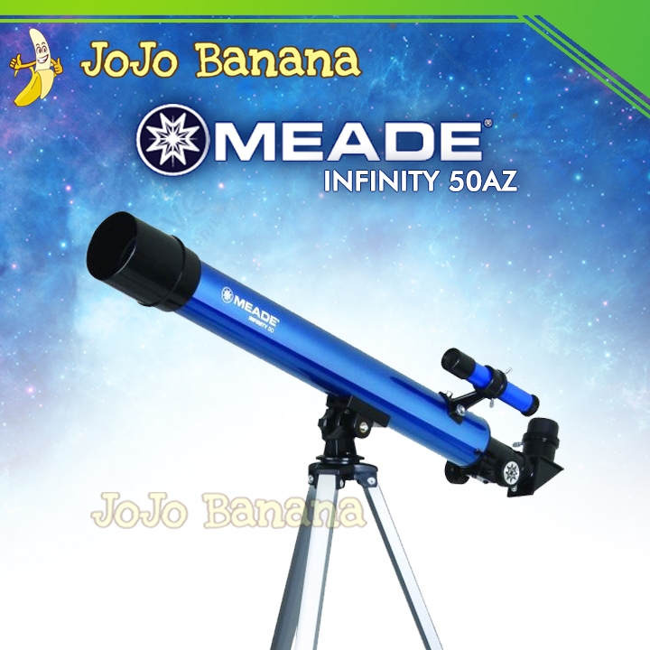MEADE Infinity 50 Az Teleskop Refraktor Teropong Bintang Astronomi