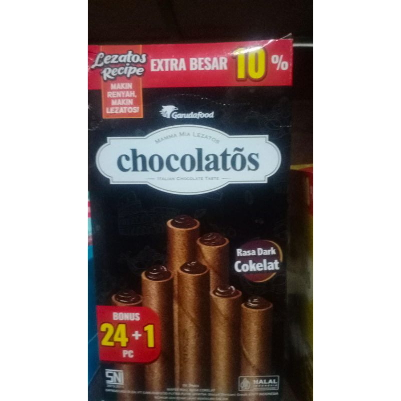 

Wafer Roll Rasa Coklat isi 24pcs/box ecer 1000an