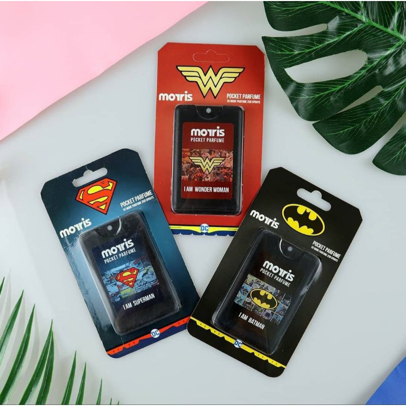 Morris Parfum Cowok Pocket Warnerbros Edition 18ml Batman