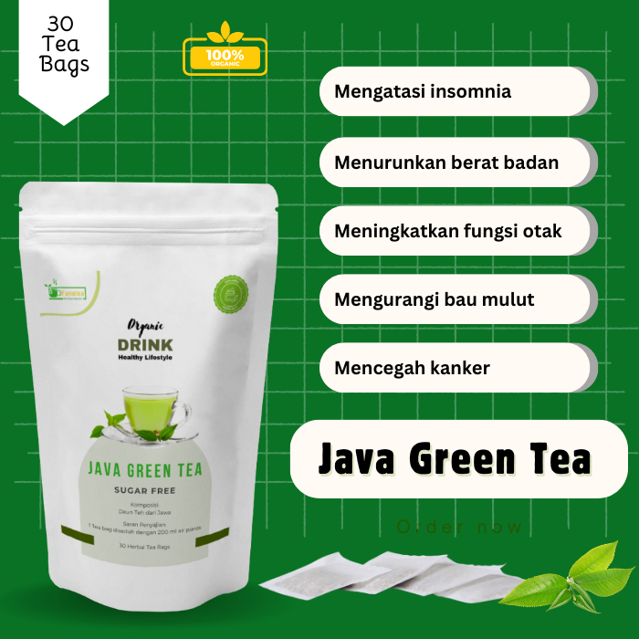 

Java green tea - teh celup java green tea isi 10/20/30 bags