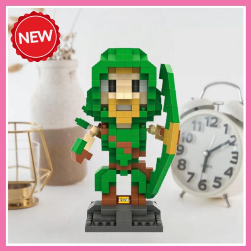 Mainan Brick Block Toys Mini LOZ 9529 Gift Large Green Arrow Mainan Balok BPA Free
