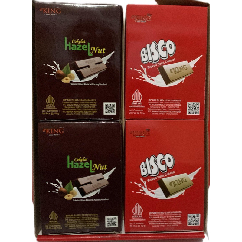 

Coklat HABIS D’KING ( 2 HAzelnut & 2 BISco )