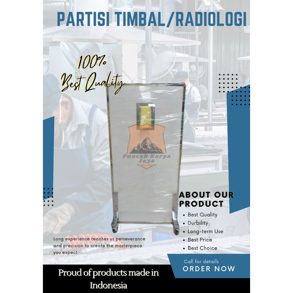 Pintu Anti Radiasi PB / Pintu Xray - Tabir Radiologi