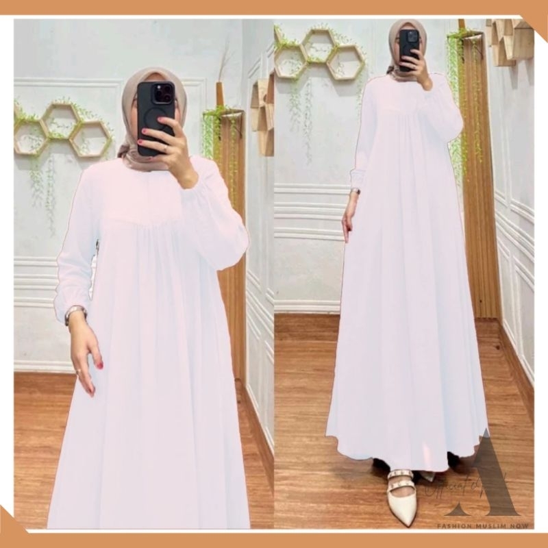Dress Muslim / Dress Muslim Polos / Dress Crinkle Airflow / Dress Jumbo Busui