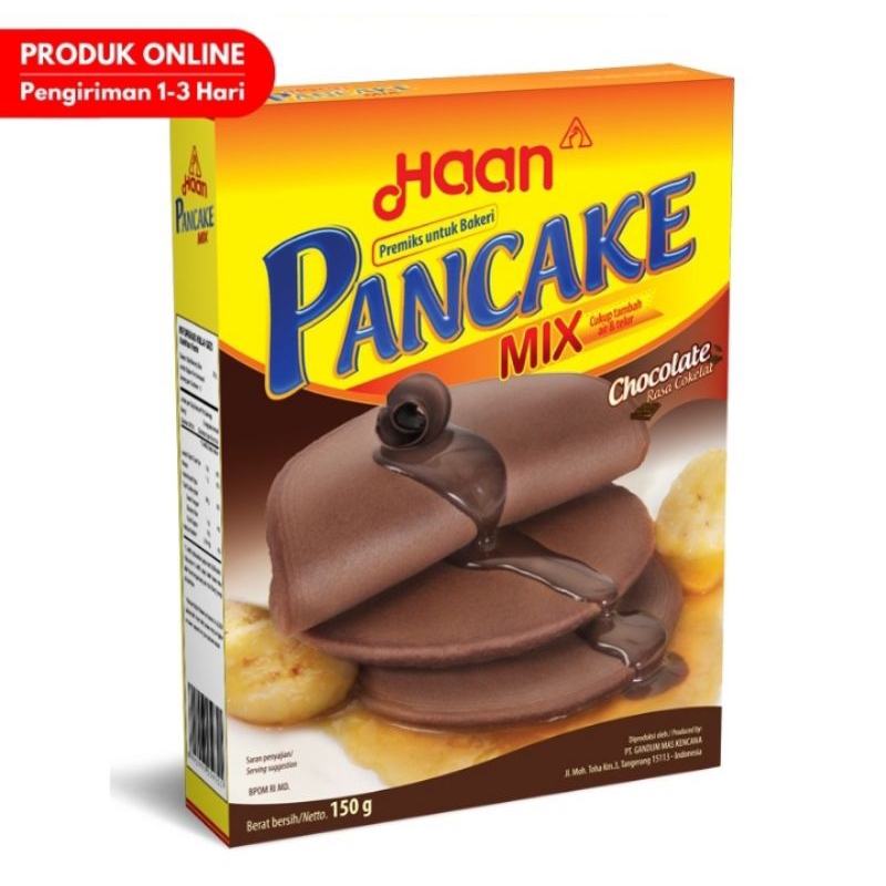 

Haan Pancake Mix Tepung Kue Chocolate 150 g