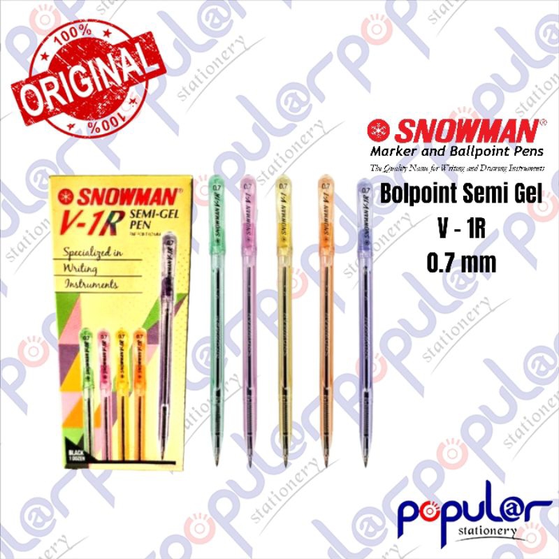 

Bolpoint Snowman V-1R 0.7mm