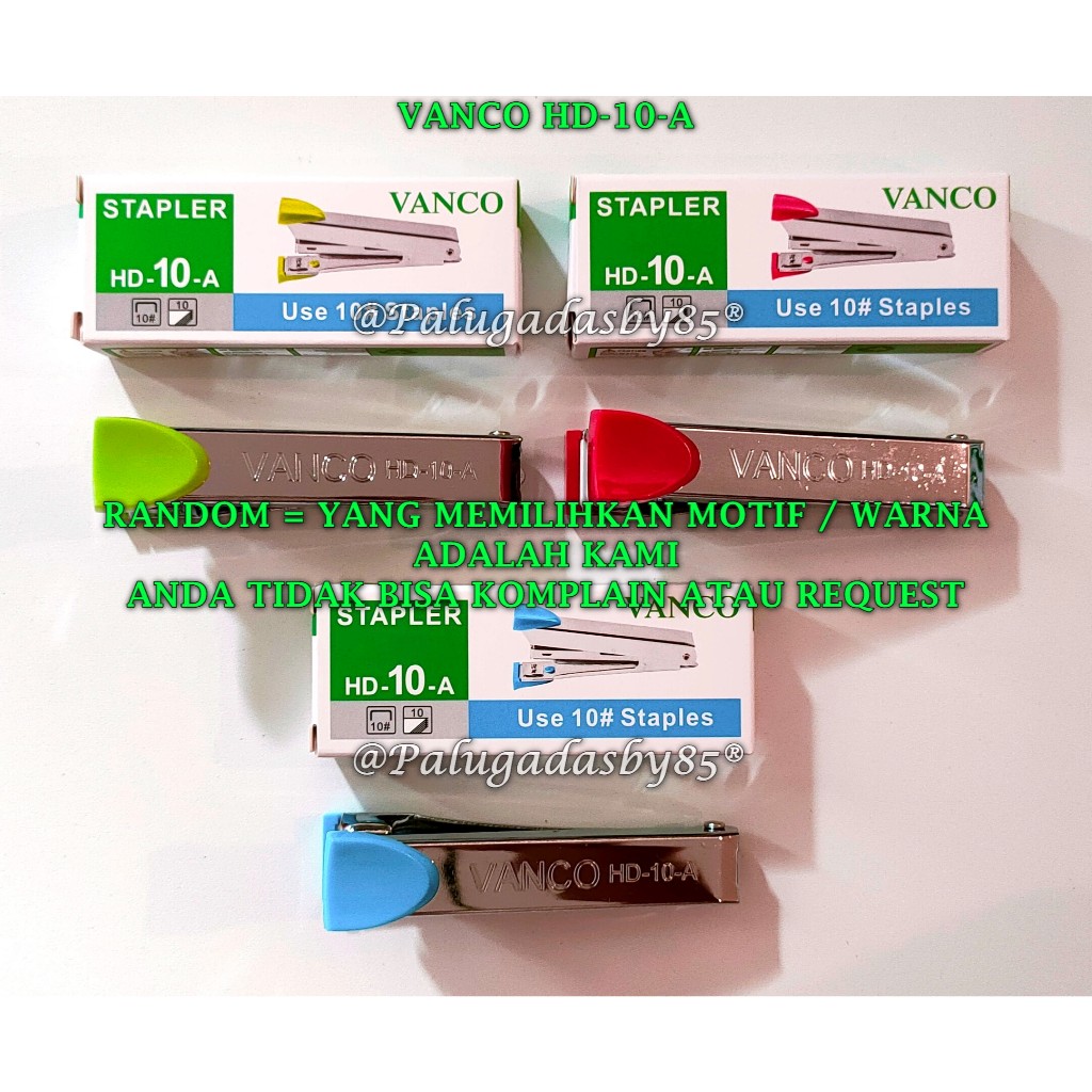 (1 Biji) GROSIR Stapler VANCO HD-10-A /  Steples VANCO / Jepretan Vanco HD-10A / Vanco HD-10 A / Van