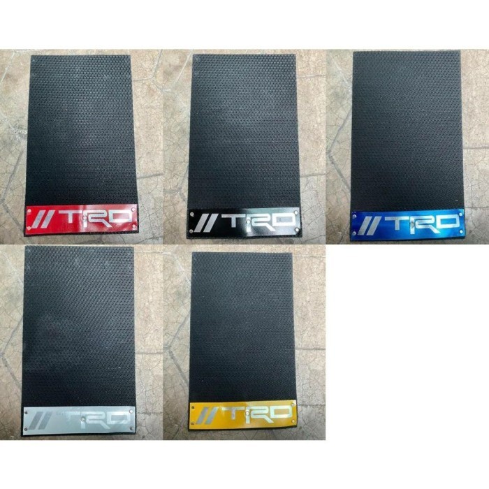 BARU 1 PASANG Karpet Karet Lumpur/ Mud Guard Roda Belakang Mobil Truck Universal MODEL 1 warna PRODU