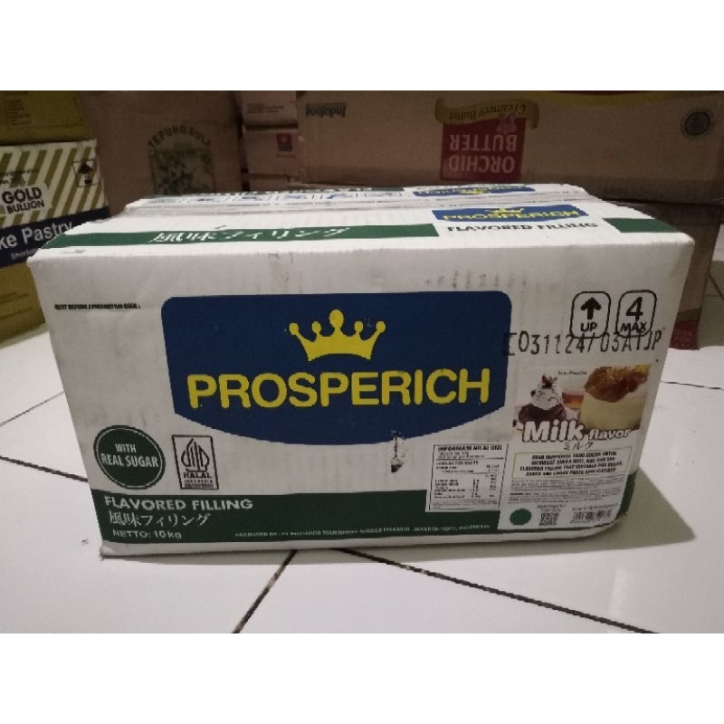 

Prosperich Selai susu milk flavor filling 10kg