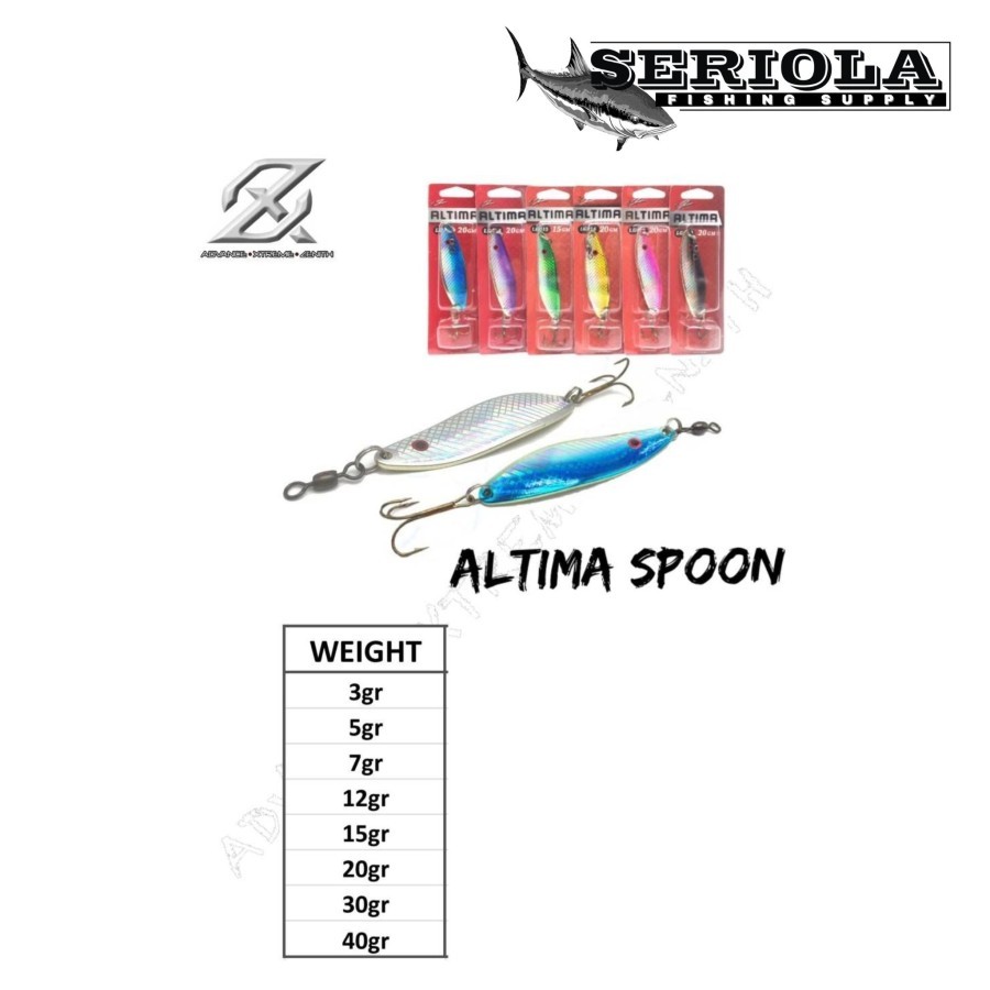 AXZ ALTIMA SPOON UMPAN PANCING METAL LURE