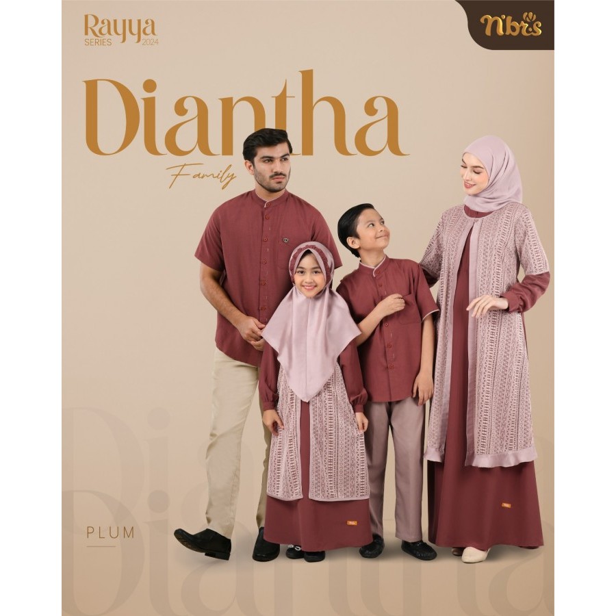 NIBRAS SARIMBIT DIANTHA PLUM SERIES SARIMBIT NIBRAS 2024 SARIMBIT RAYA LEBARAN 2024