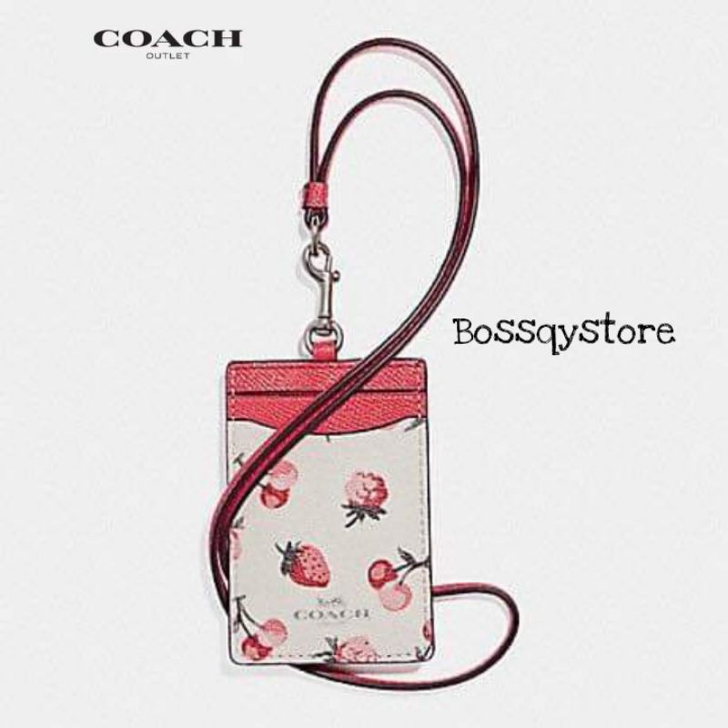 

LANYARD ID CARD CÒÁÇH 23679 IN SIGNATURE CANVAS WITH FRUIT MOTIF