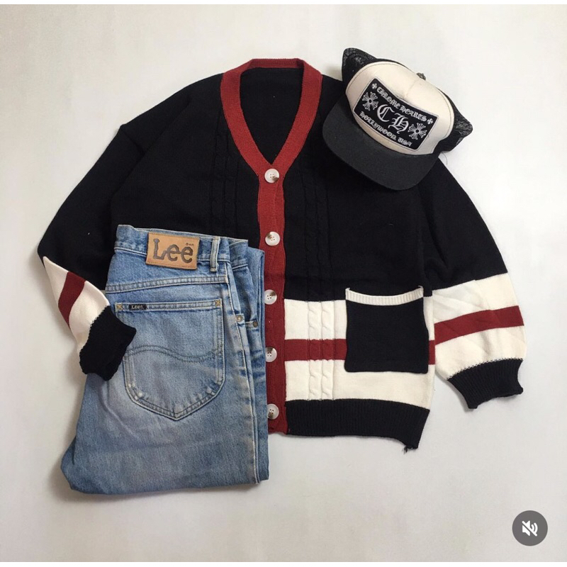 Cardigan Kepang Knitwear Rajut