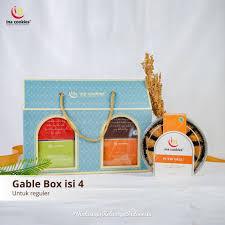 

Gable Box Hampers Ina Cookies Reguler RAMADHAN/LEBARAN/IDULFITRI/NATAL - Kue Kering Handmade, Halal