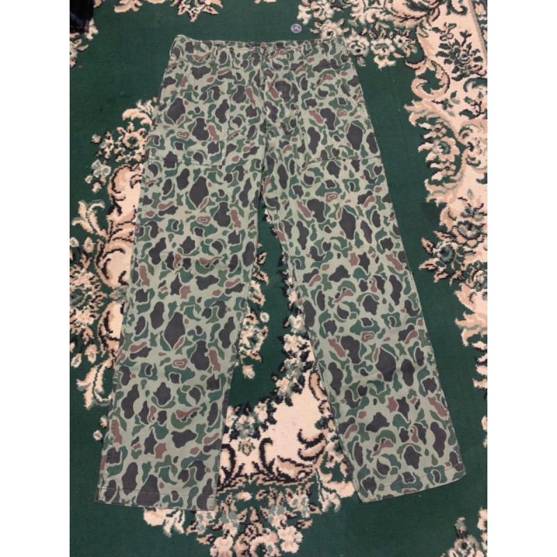 Korean frogskin camo pants/fatigue pants