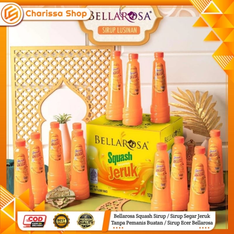 

Bellarosa Squash Sirup / Sirup Segar Jeruk Tanpa Pemanis Buatan / Sirup Ecer Bellarosa