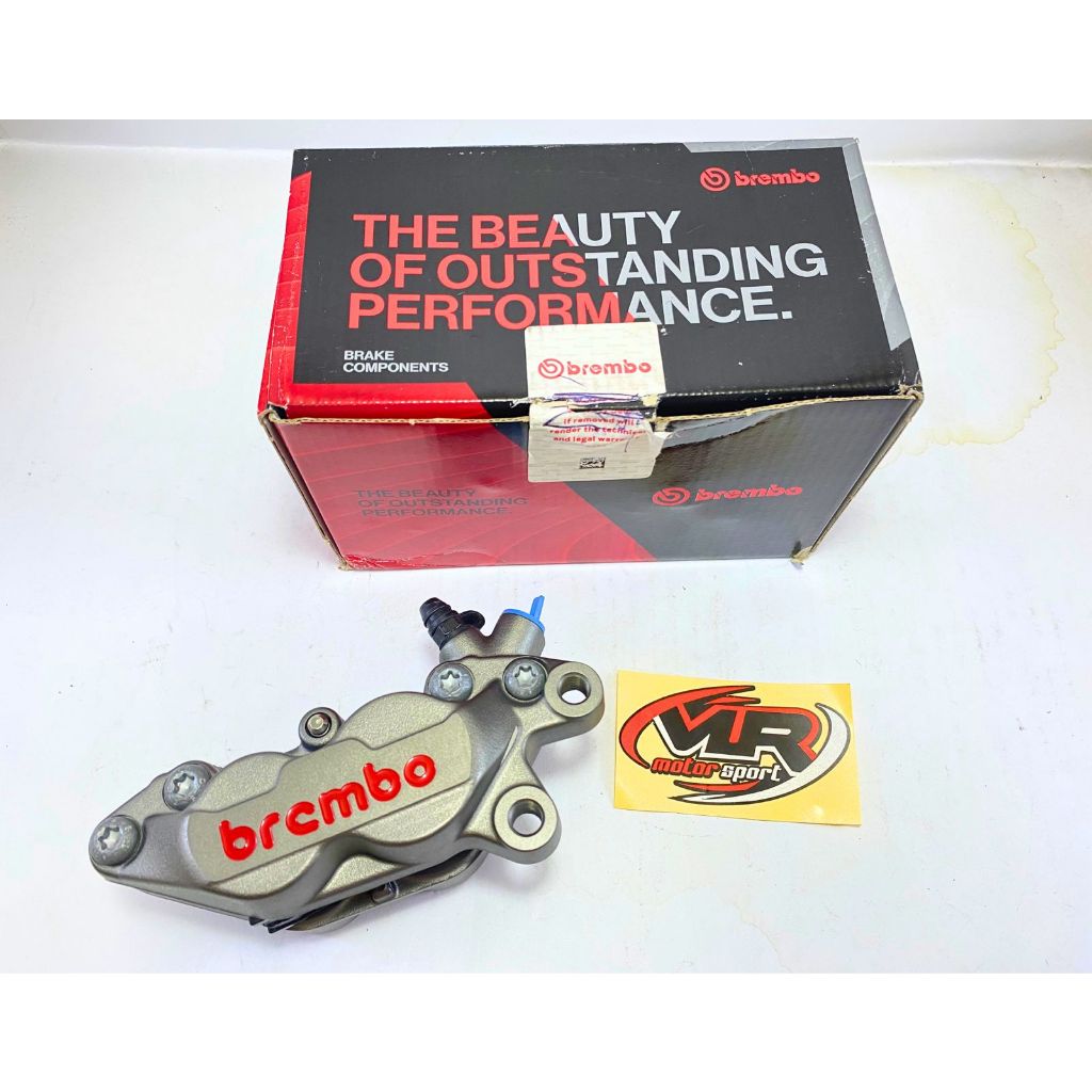 Kaliper brembo 4 piston axial original italy ninja r ss rr rx mx king r15 cbr gsx 150 cbr250rr ninja