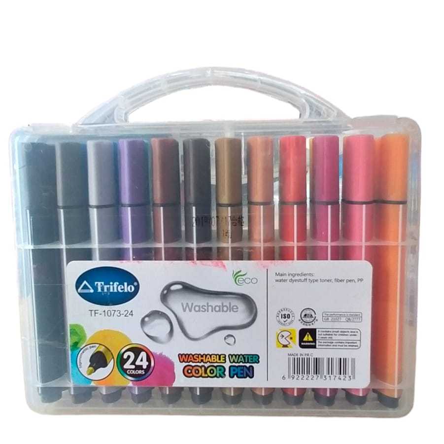 

TRIFELO Water Colour Pen 24 warna (washable)