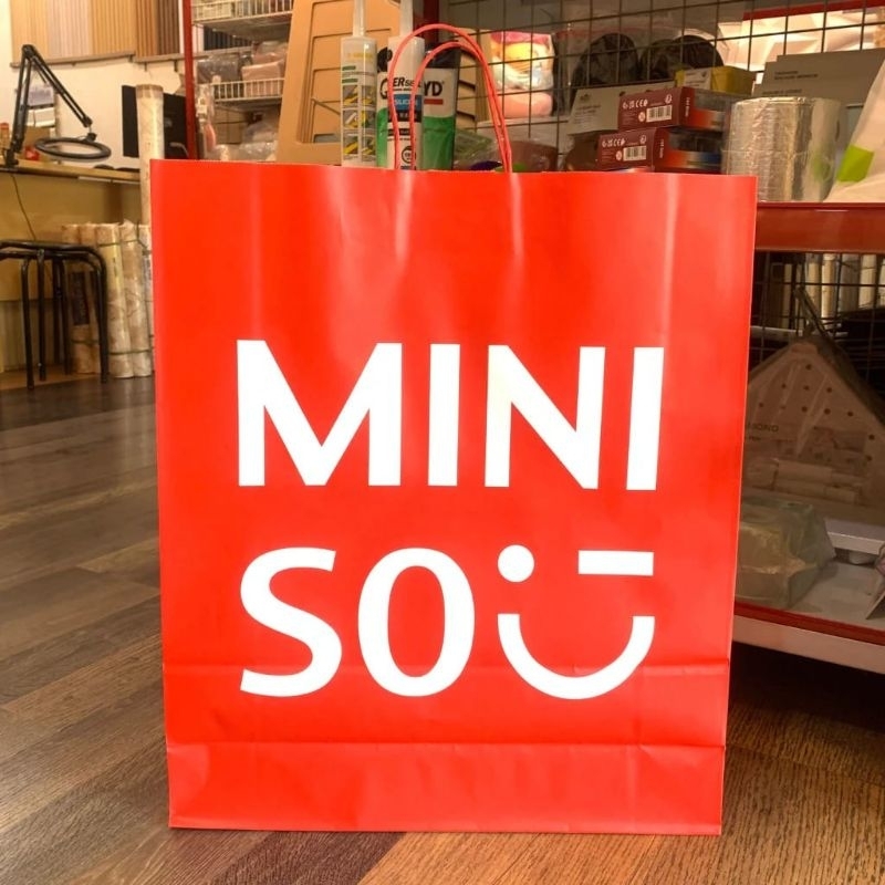 

Paper bag miniso large