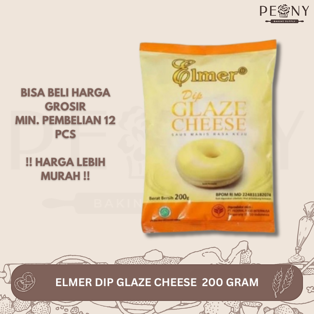

ELMER DIP GLAZE VISTA CHEESE 200 GR