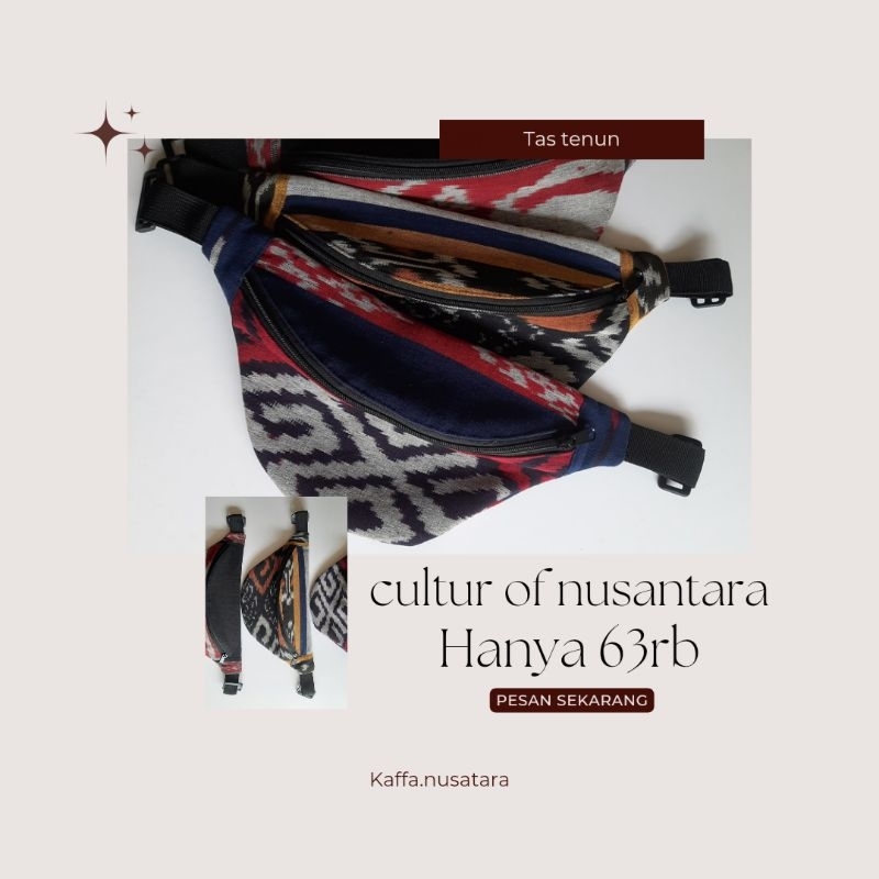 tas selempang / tas tenun / tas selempang tenun