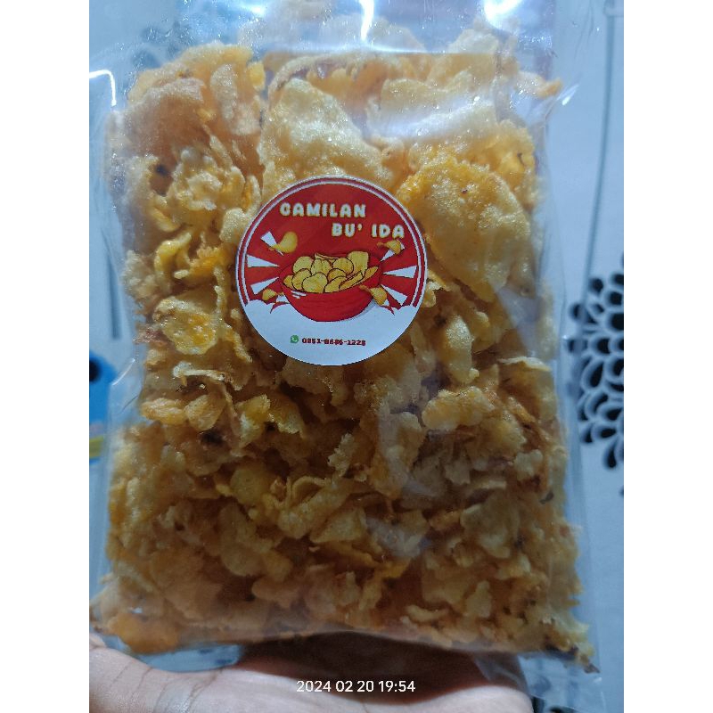 

Emping jagung sedep asin