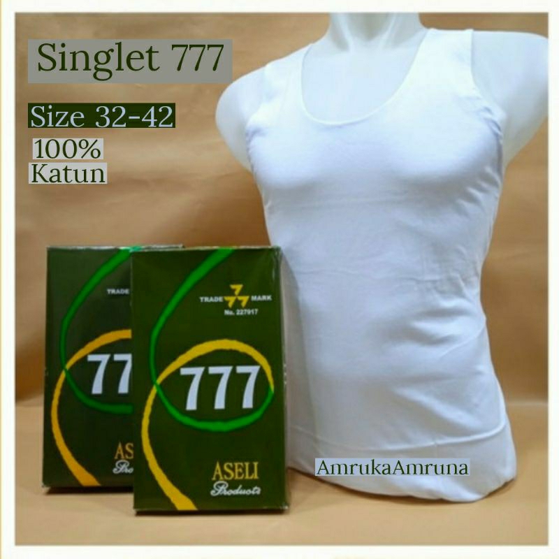 Siglet Pria 777 Kaos Dalam Pria 777 Siglet 777