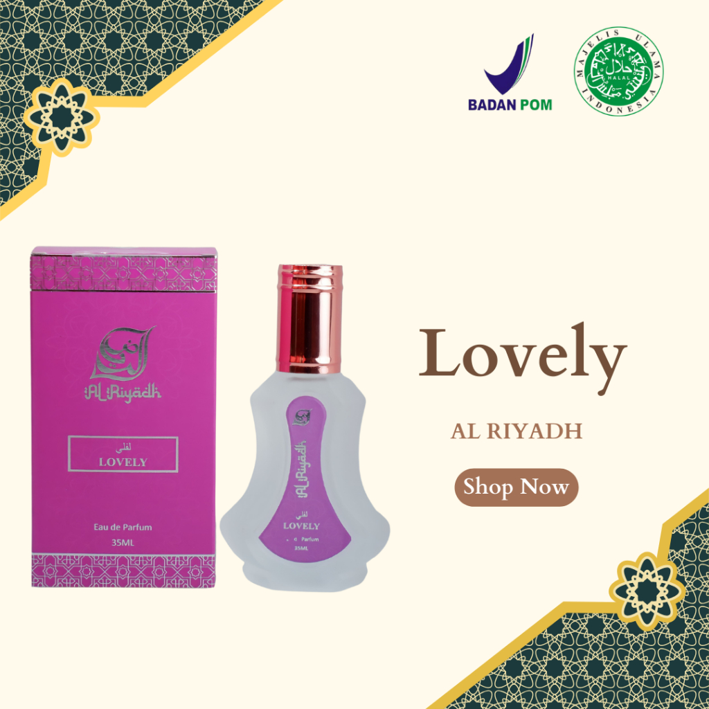 Parfum Al Riyadh Lovely | Lovely | Parfum Arabian | Parfum EDP | Parfum Tahan Lama | 35 ML