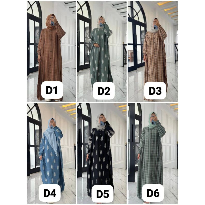 Gamis Kaftan Deluna by Anjani store