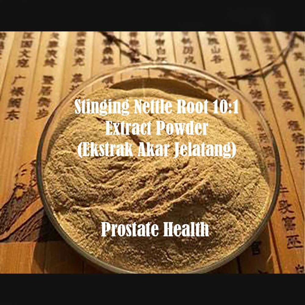 

Herbal Prostat" Stinging Nettle Root Extract Supplement Powder 10:1 Food Grade (50 gr Bubuk Ekstrak Akar Jelatang} Water Soluble
