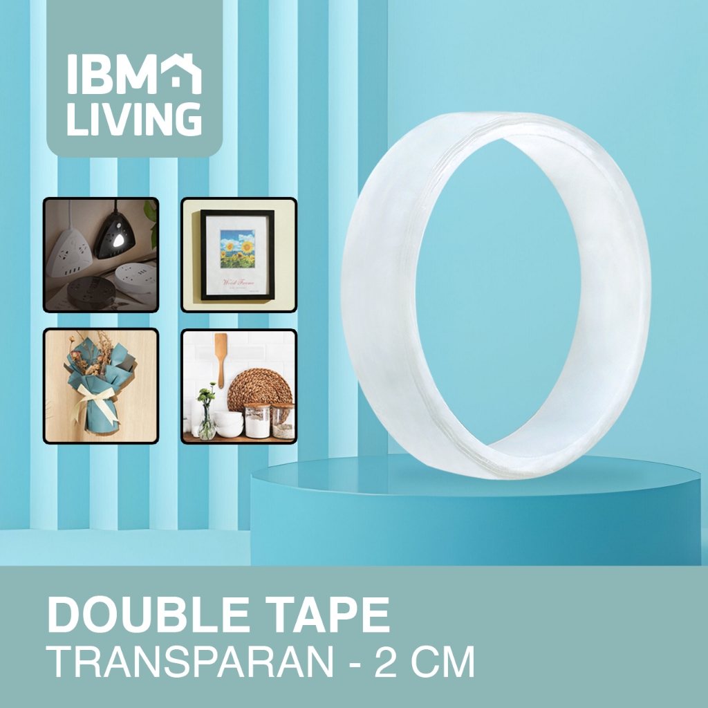 

Double Tape 2 CM Nano SY-W2/Isolasi 2 Sisi - Kenmaster