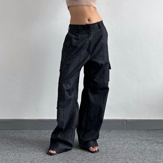Cargo Denim Pants