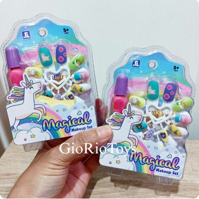 Mainan Anak Nail Art Kutek Cat Kuku & Kuku Palsu / Nail Art Anak