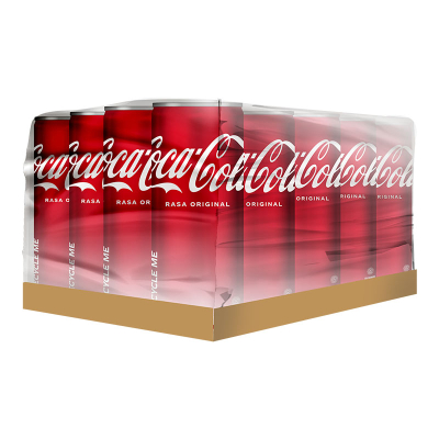 

Coca-Cola Original Minuman Soda Kaleng Rasa Kola 24 x 250 ml