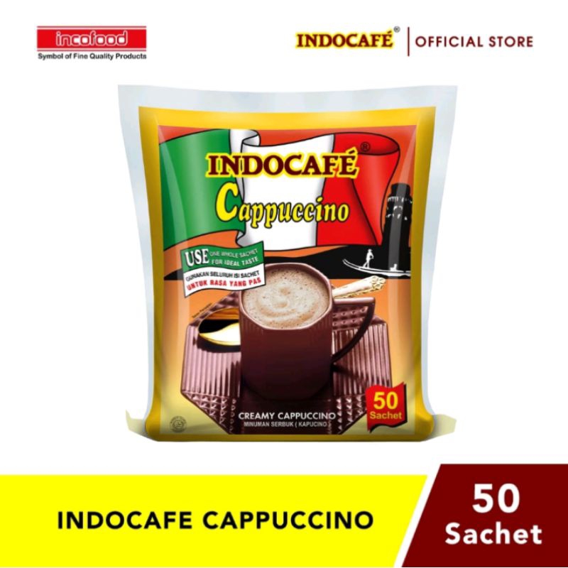 

Indocafe Cappuccino 50sachet