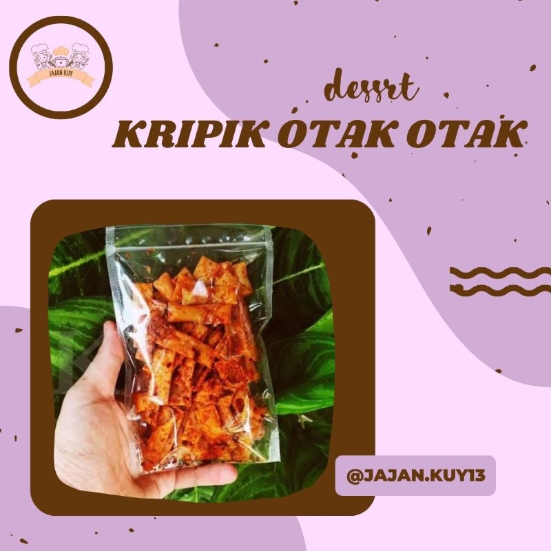 

kripik Otak-Otak Pedas Dan Asin