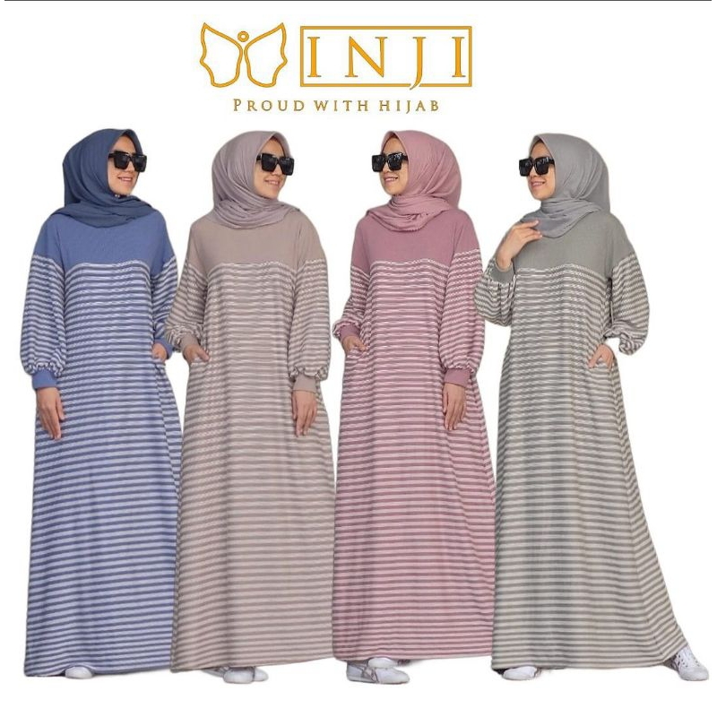INJI DRESS TERBARU ORIGINAL. HEIDY DRESS INJI TERBARU