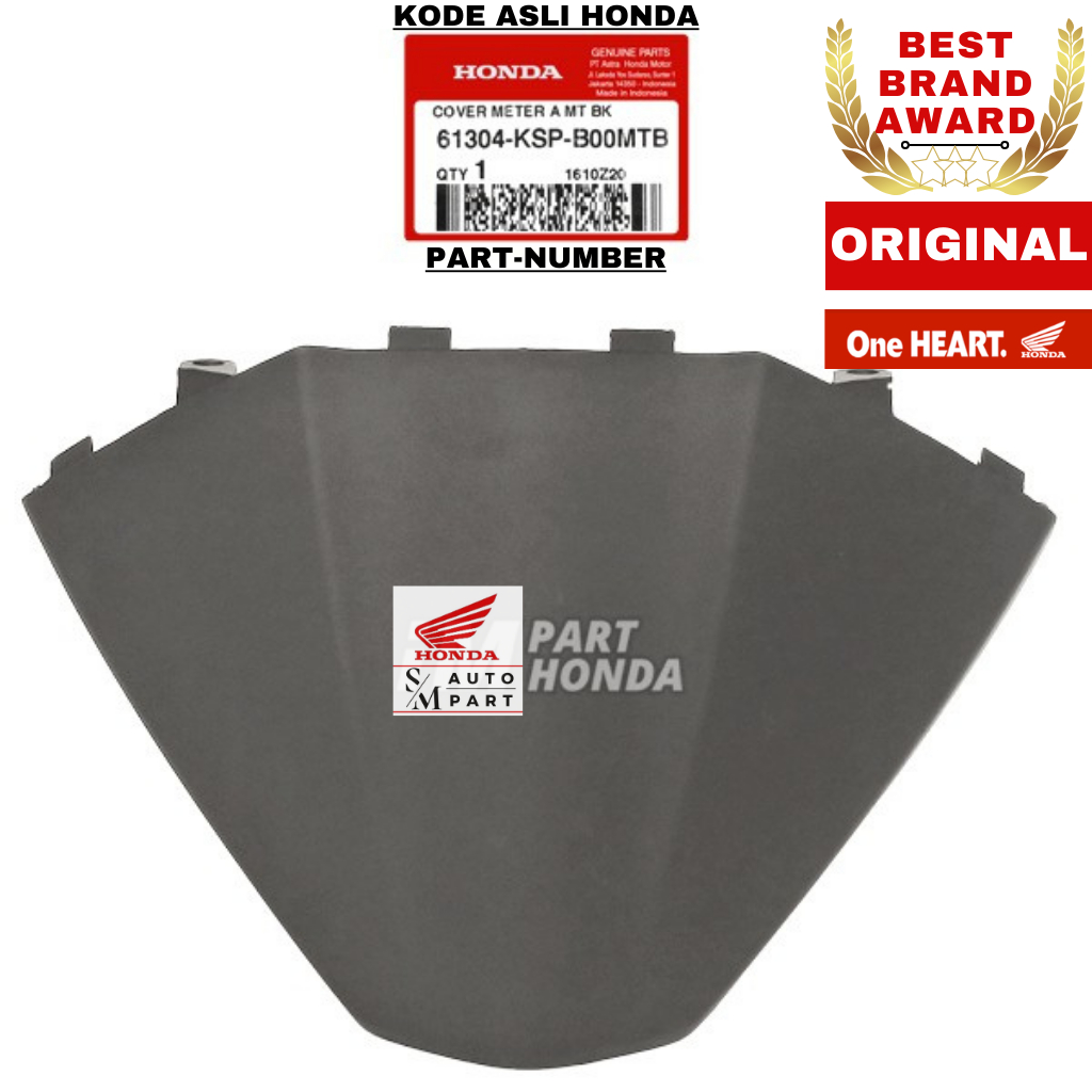 61304-KSP-B00MTB Visor Cover Meter Megapro Monoshock Karbu & Fi