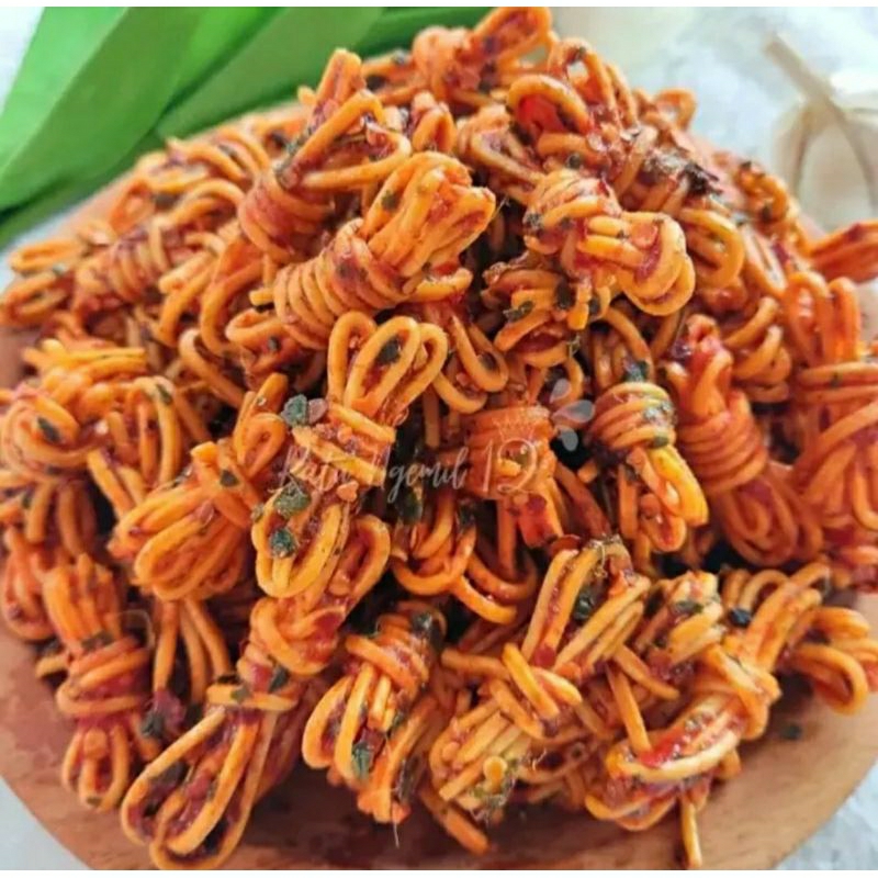 

500gram mih gulung pedas daun jeruk